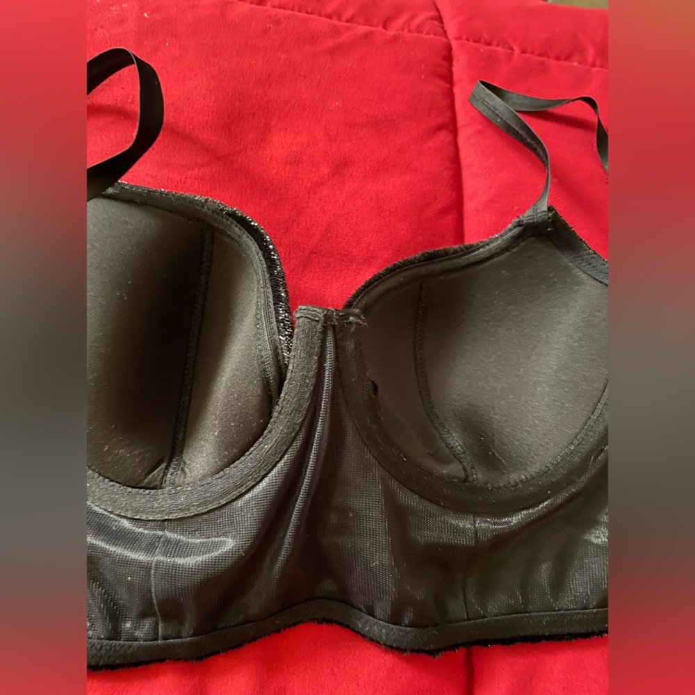 Victoria's Secret Black shiny Bralette 32B - Picture 9 of 10